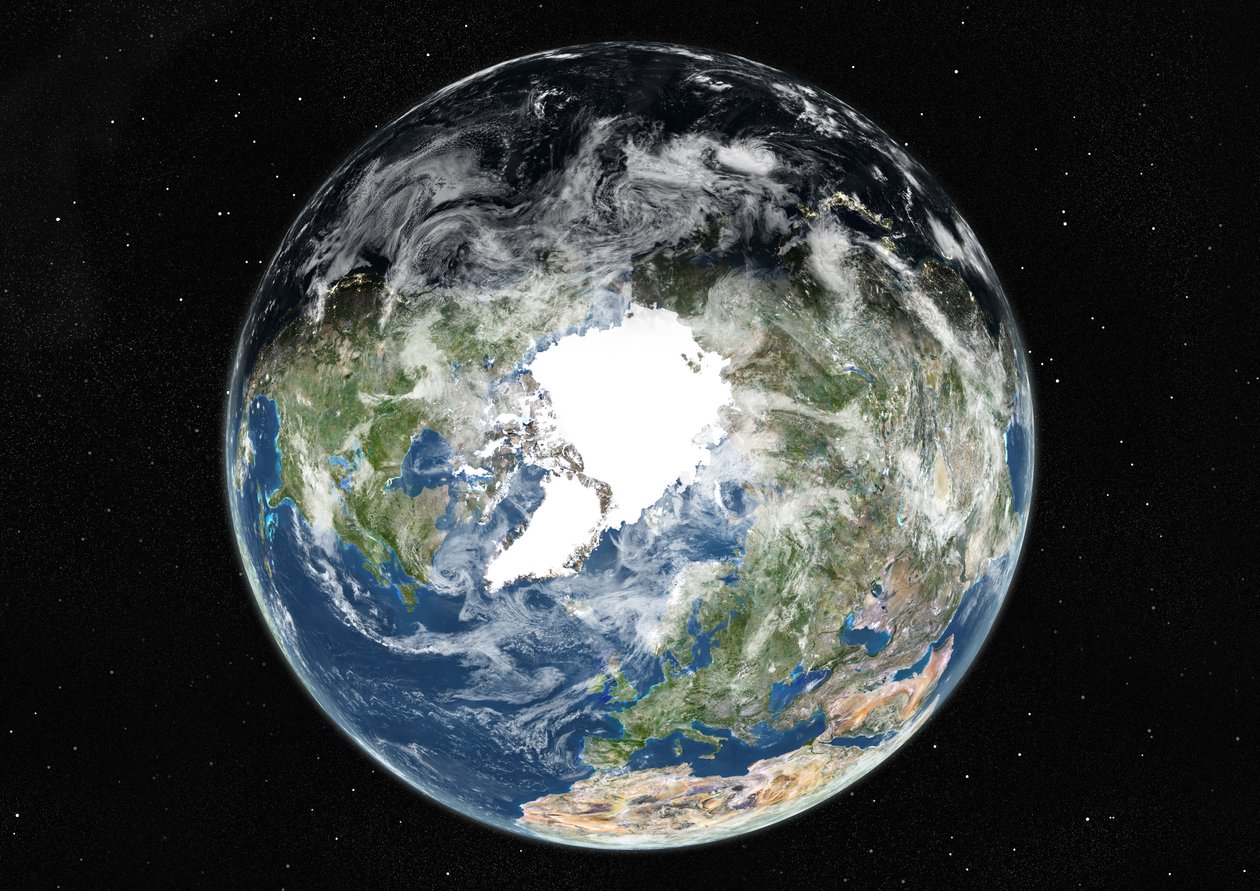 抽象的な地球のパステル画宙花 抽象的な地球のパステル画宙花 ARTELIER（アートリエ）